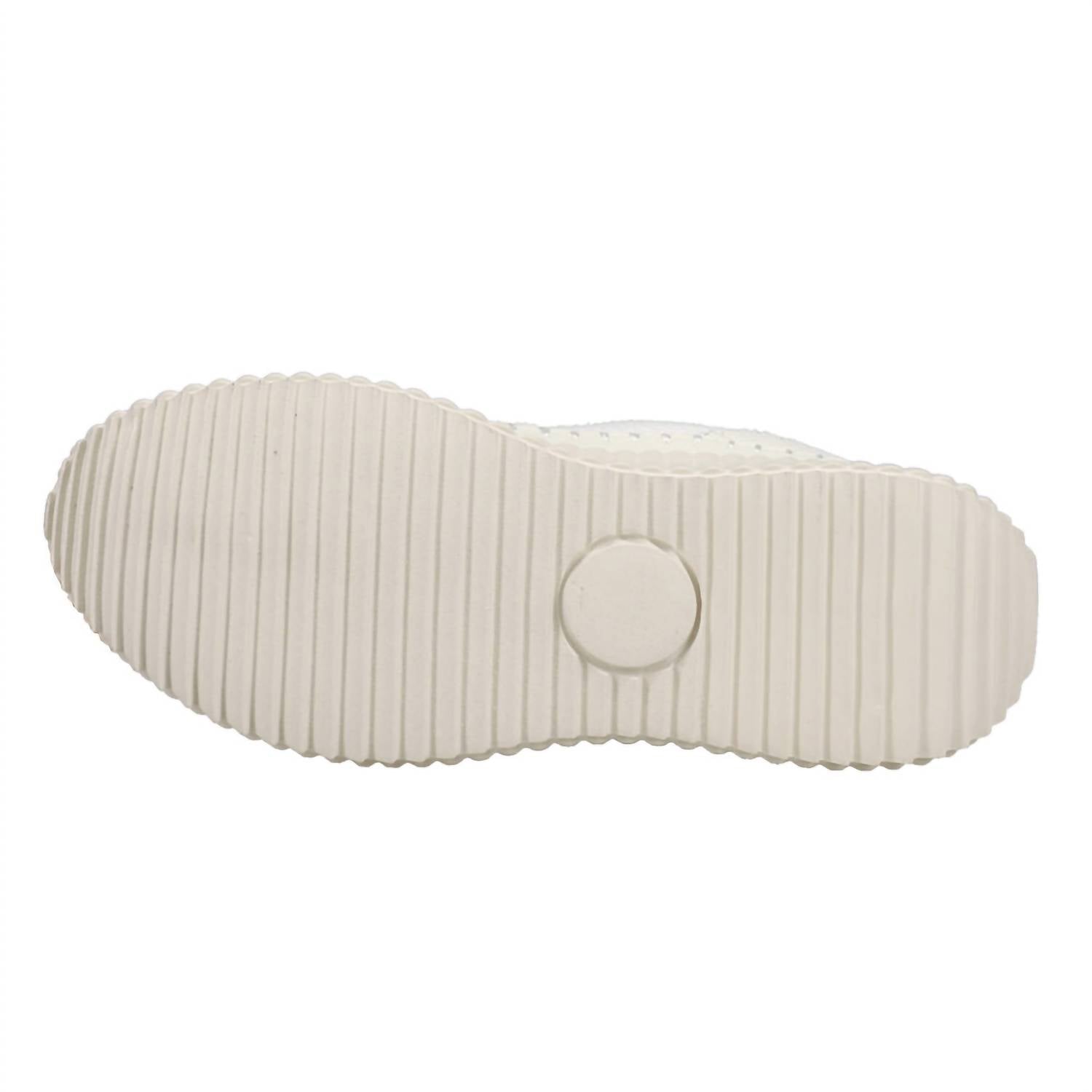 Женские теннисные кроссовки на платформе в белом цвете Corkys Footwear — фото 4