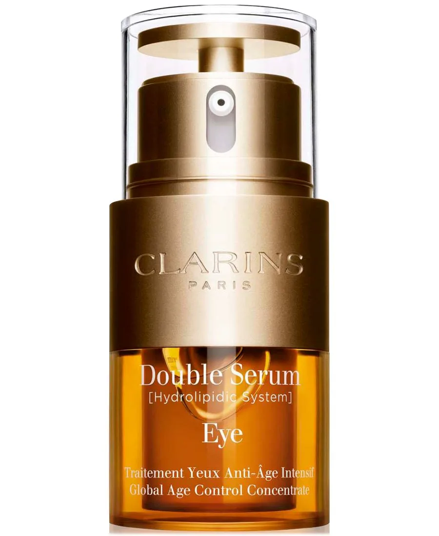 Clarins Концентрат для укрепления и увлажнения кожи вокруг глаз DOUBLE SERUM, 0,68 унции, впервые в Macy's