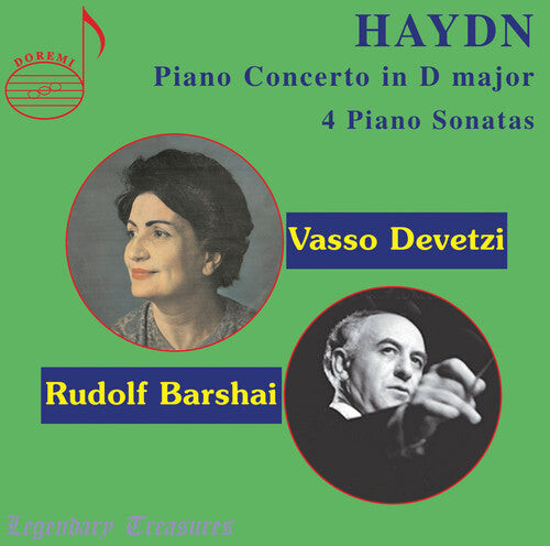 

CD диск Haydn / Devetzi / Moscow Chamber Orchestra: Piano Concerto in D Major / 4 Piano Sonatas