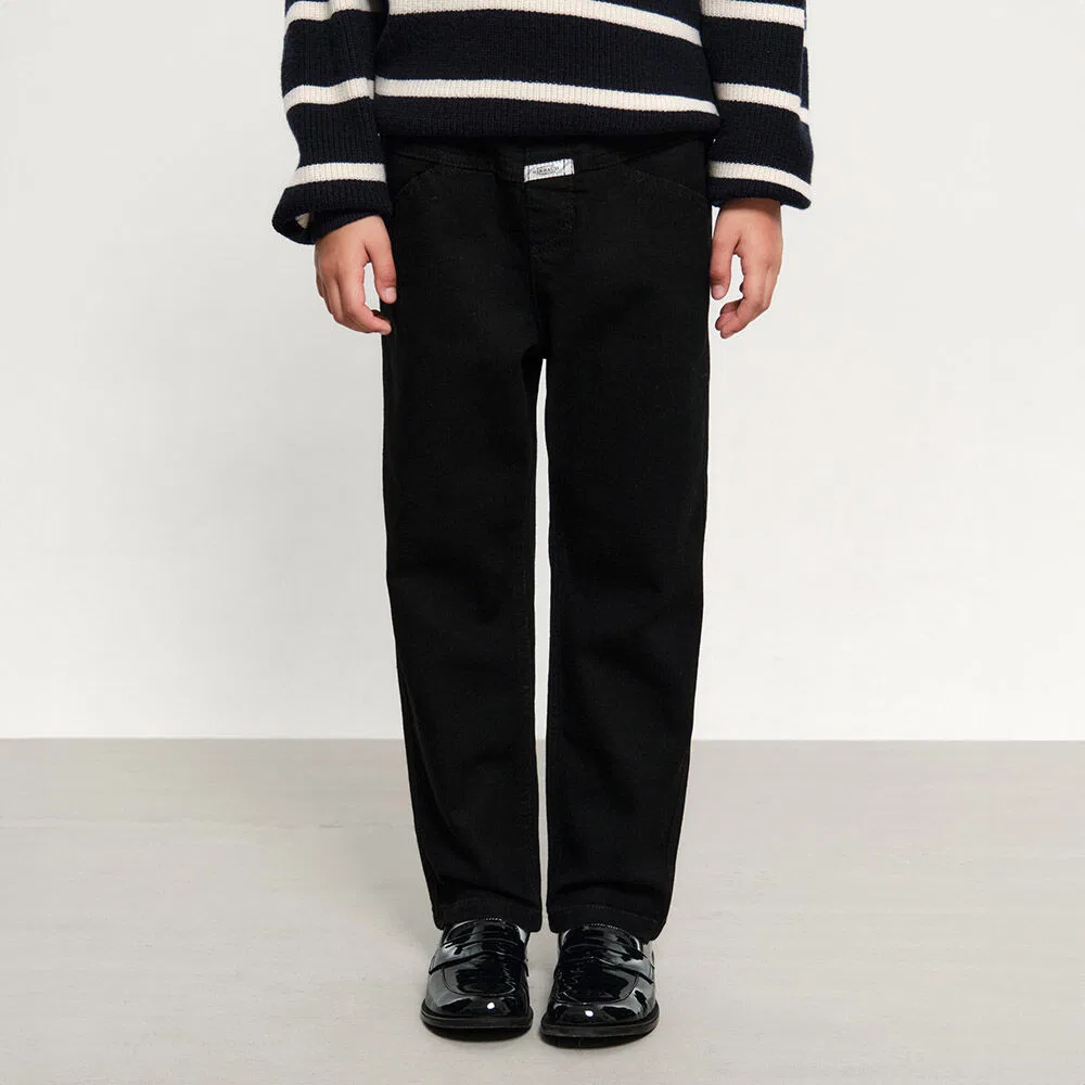 Детские чёрные джинсы Kids X-Pocket Tapered от Marithé Kids