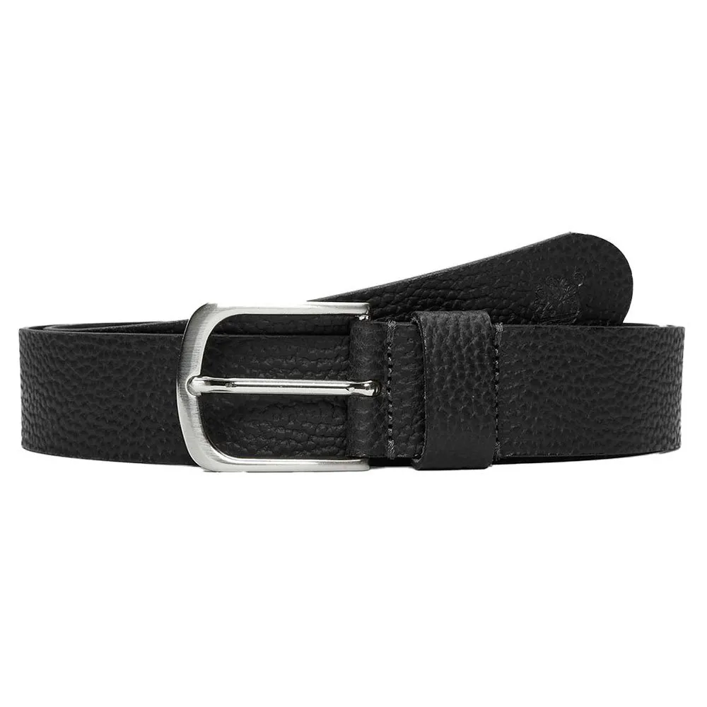 

Ремень Timberland Embossed Leather 35 mm, черный