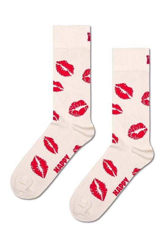 

Носки «Поцелуи» Happy Socks, белый
