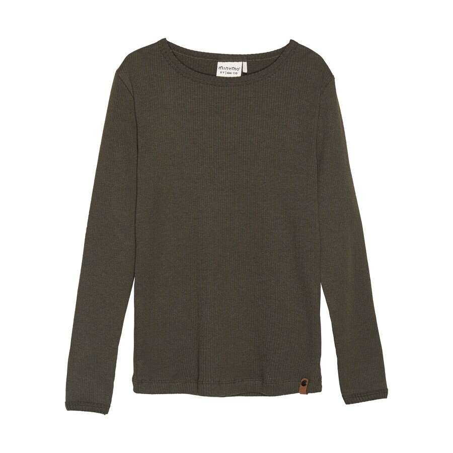 

Лонгслив Minymo, цвет Green/Khaki