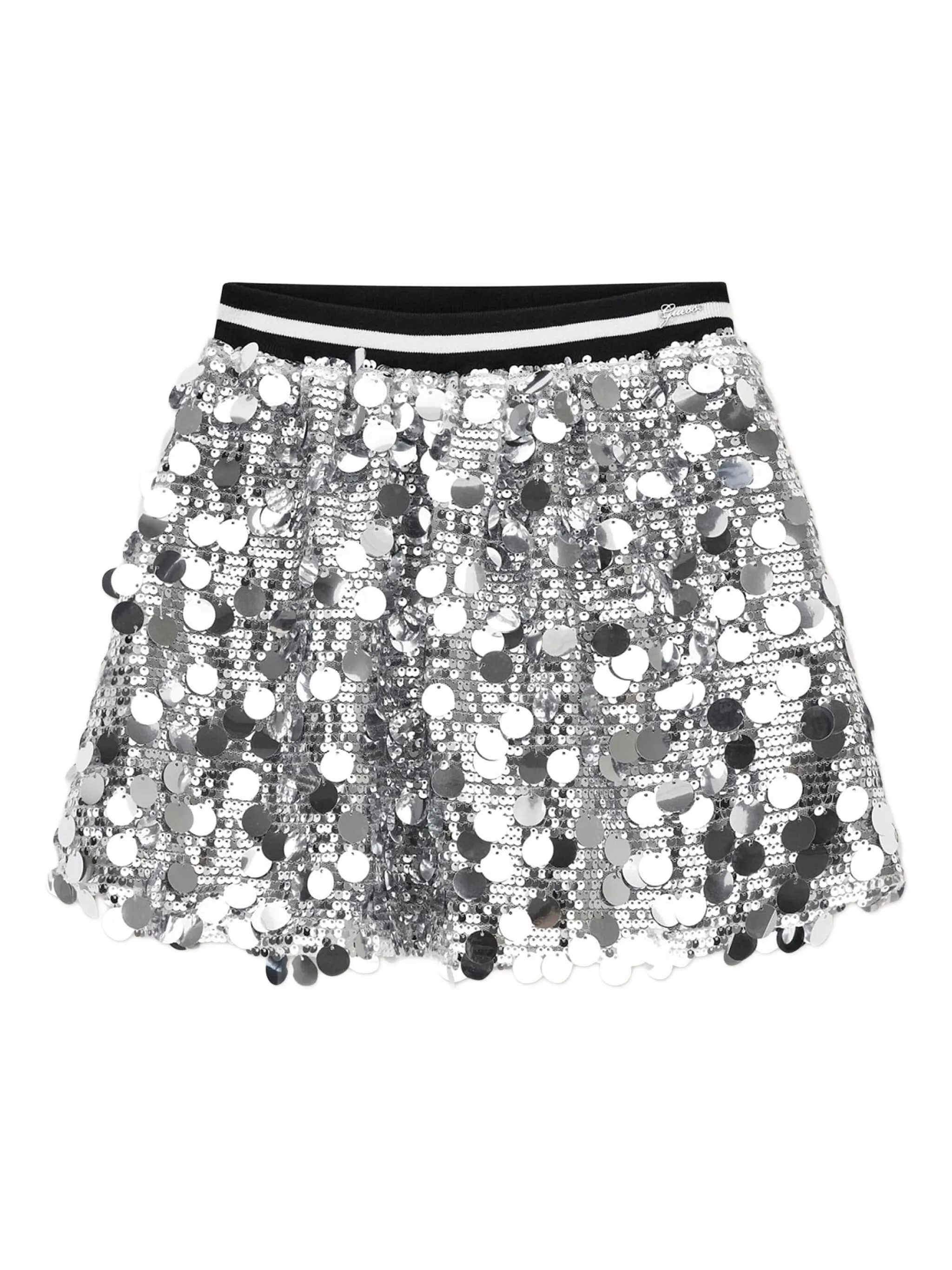 

Юбка с пайетками Guess Kids, серебристый