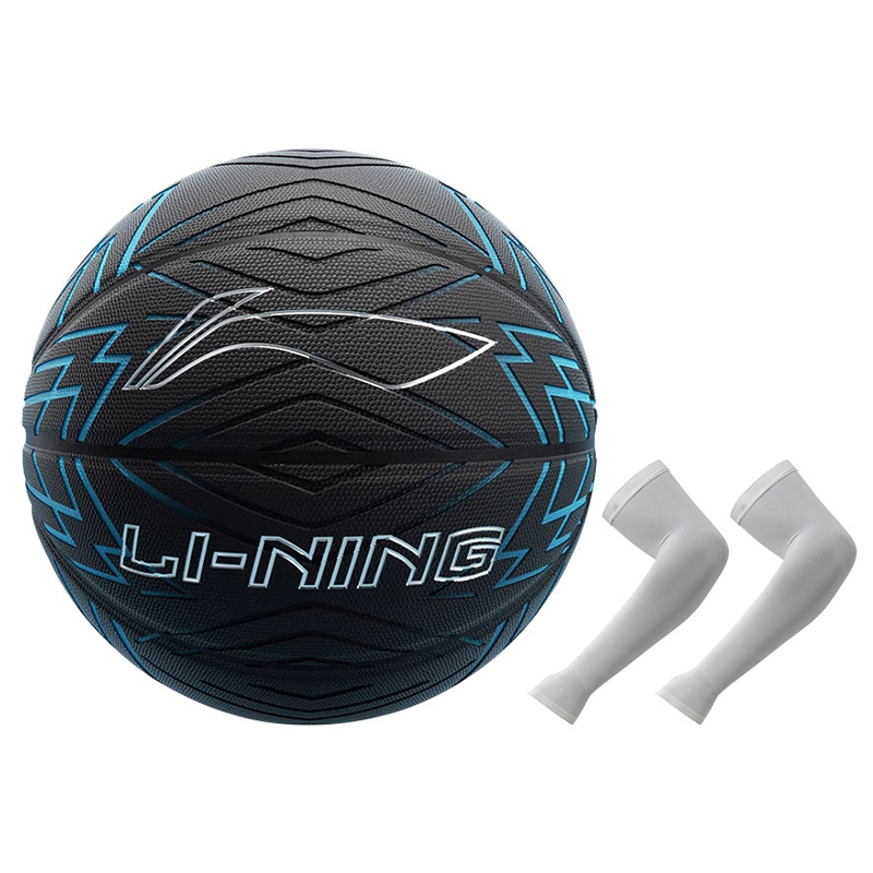 

LINING Баскетбольный мяч PU Blue Black размер 7 тренировочный unisex Китай