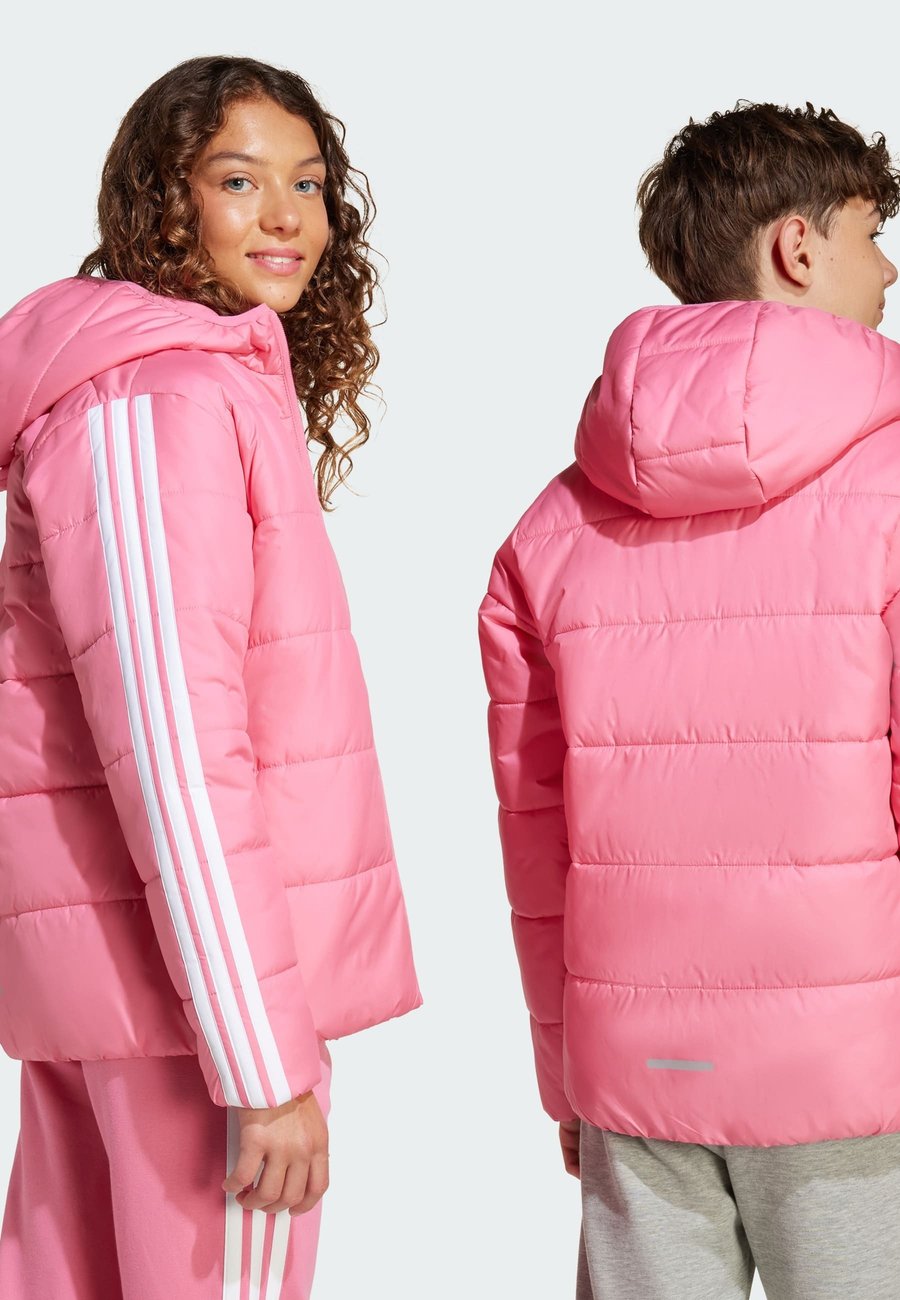 Зимняя куртка Adidas Performance JUNIOR UNISEX, Pink Fusion White/Pink — фото 2