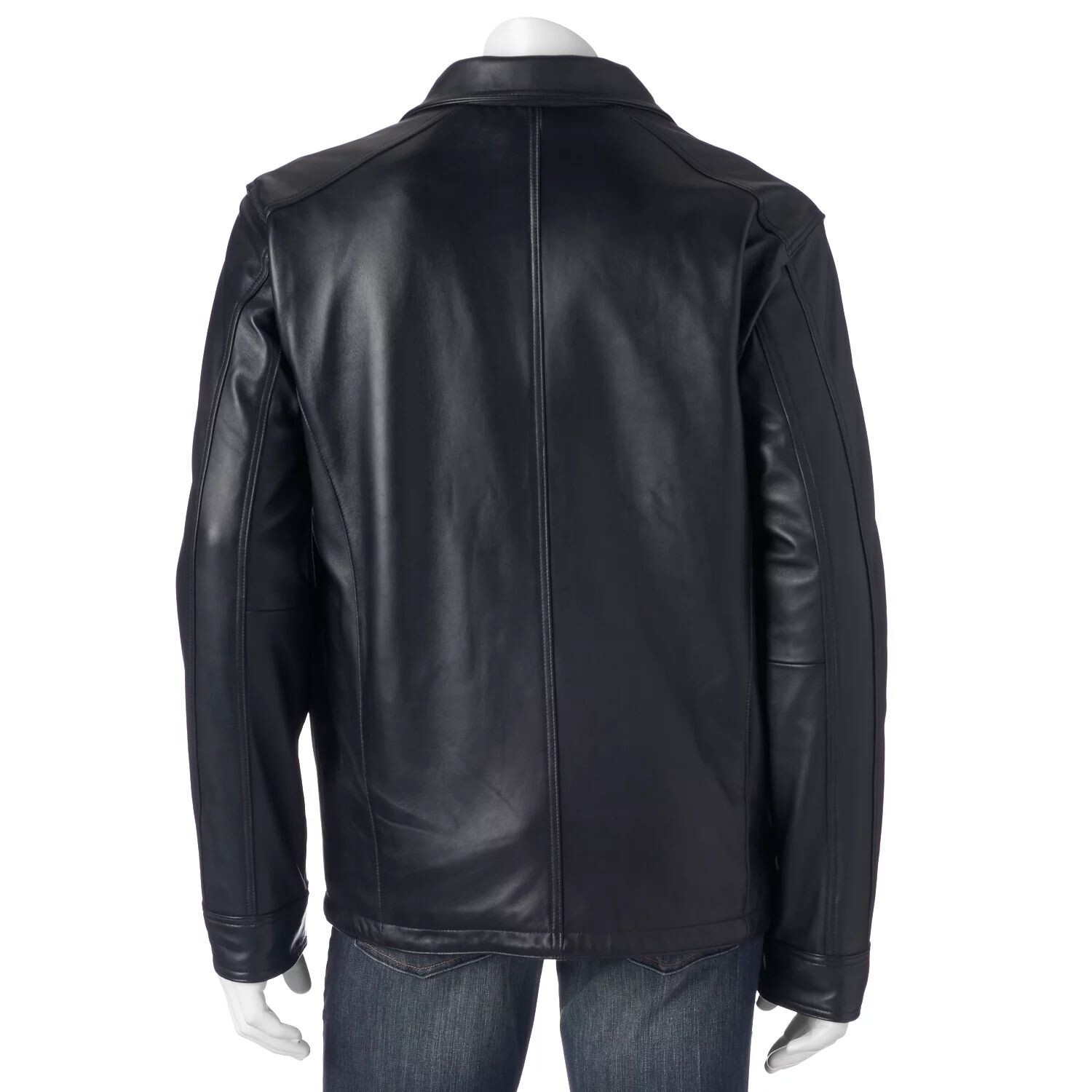 Мужская куртка-гонщик из кожи ягненка Vintage Leather — фото 2
