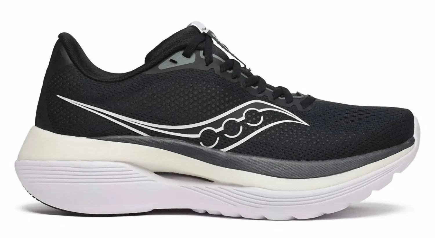 SAUCONY Мужские кроссовки Endorphin Trainer в черно-белом цвете