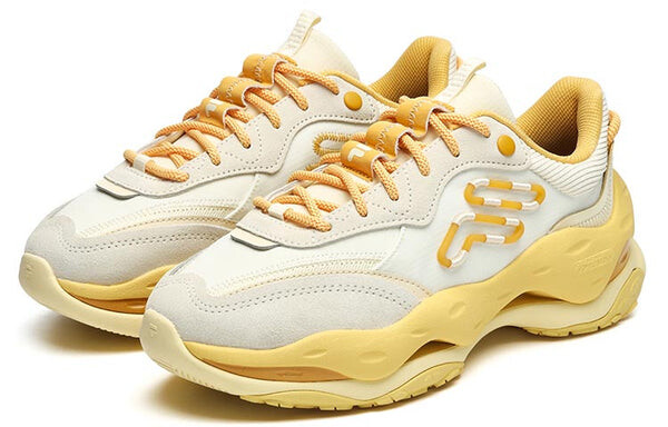 Кроссовки cheese sneakers 'yellow white' Fila Fusion, желтый — фото 3