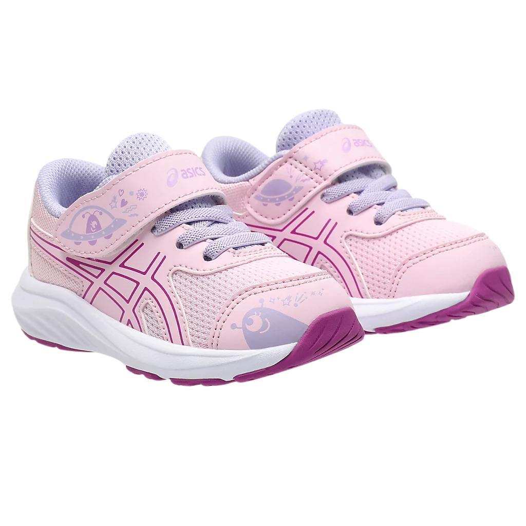 Кроссовки CONTEND 9 Abrasion Resistant, Breathable, And Anti Kick Low Top Toddler Shoes Infant And Toddler ASICS, розовый — фото 3