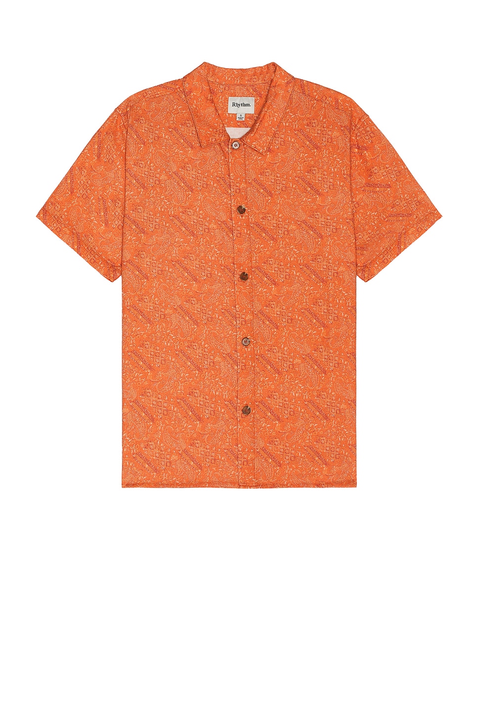

Рубашка с узором пейсли adia Rhythm, цвет persimmon
