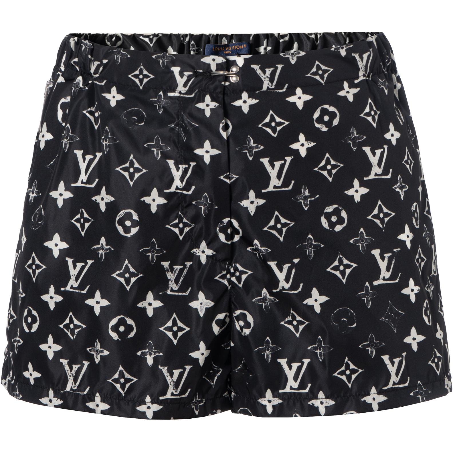 

Шорты с трафаретным эффектом монограммы LOUIS VUITTON, Shopping Bag Included