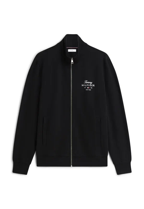 Толстовка Tommy Hilfiger с воротником-стойкой и молнией, черный — фото 4