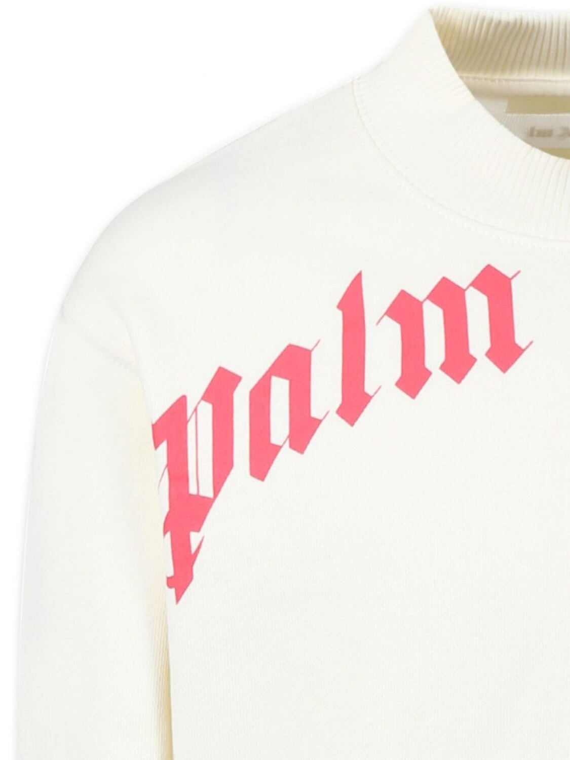 Толстовка с логотипом Palm Angels Kids, нейтральный цвет — фото 3