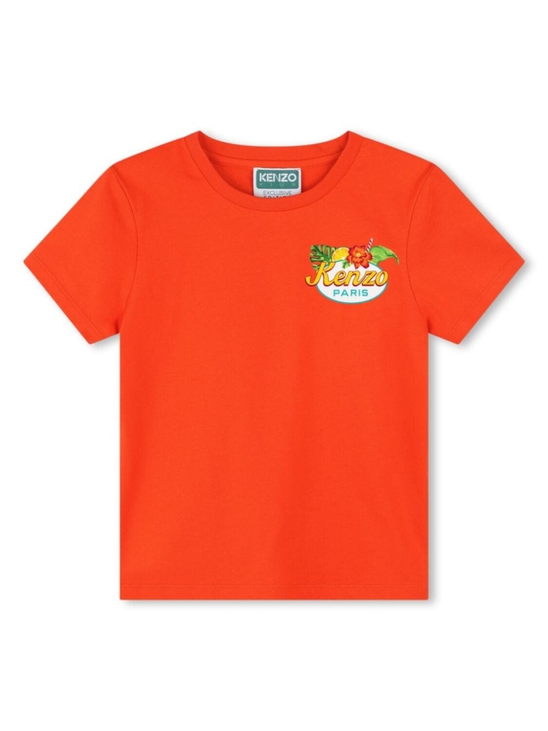 

Футболка с логотипом Kenzo Kids, оранжевый