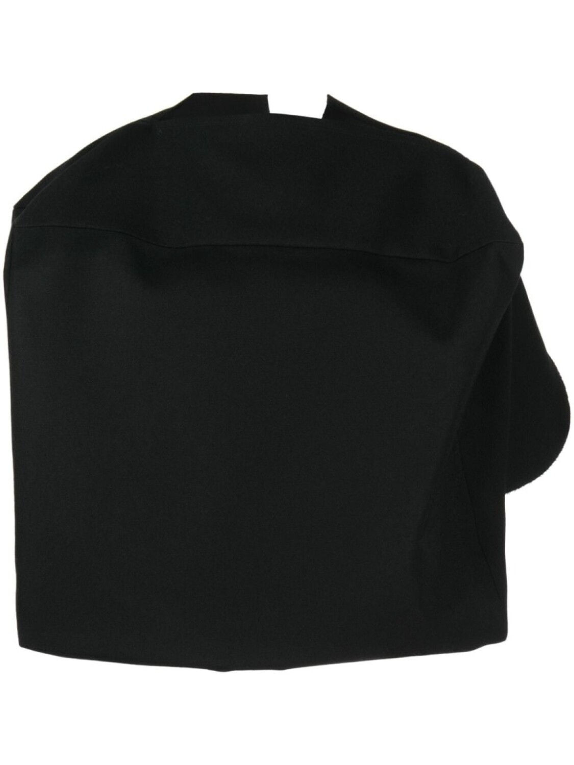 

Comme Des Garçons шерстяной укороченный топ оверсайз, черный