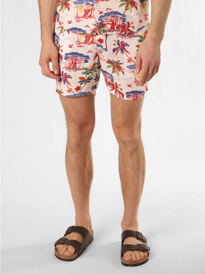 

Шорты Finshley & Harding London Wilston, цвет weiß rot
