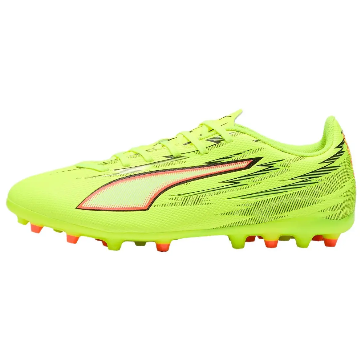 

Puma Мужские футбольные бутсы ULTRA 6 MG с амортизацией по различным типам покрытия, противоскользящие и износостойкие, неоново-желтого цвета