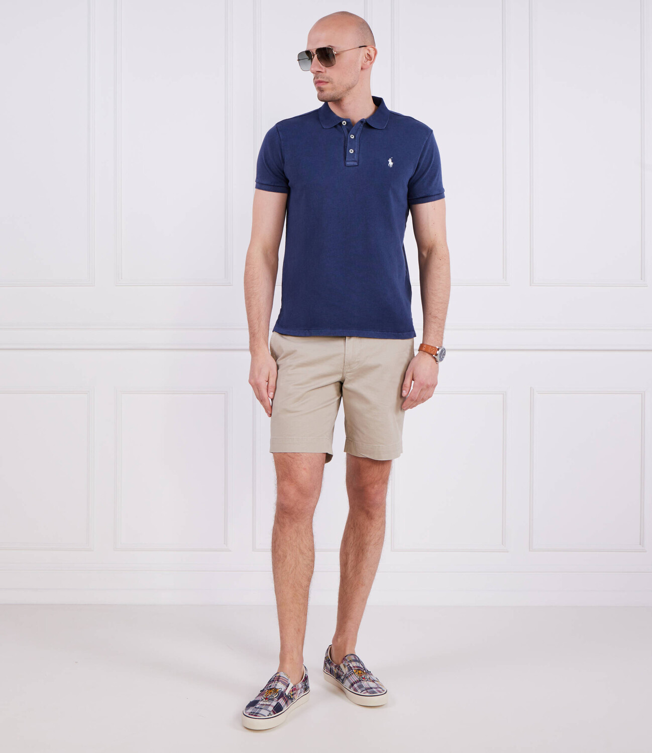 Поло POLO RALPH LAUREN Regular Fit, темно-синий — фото 2