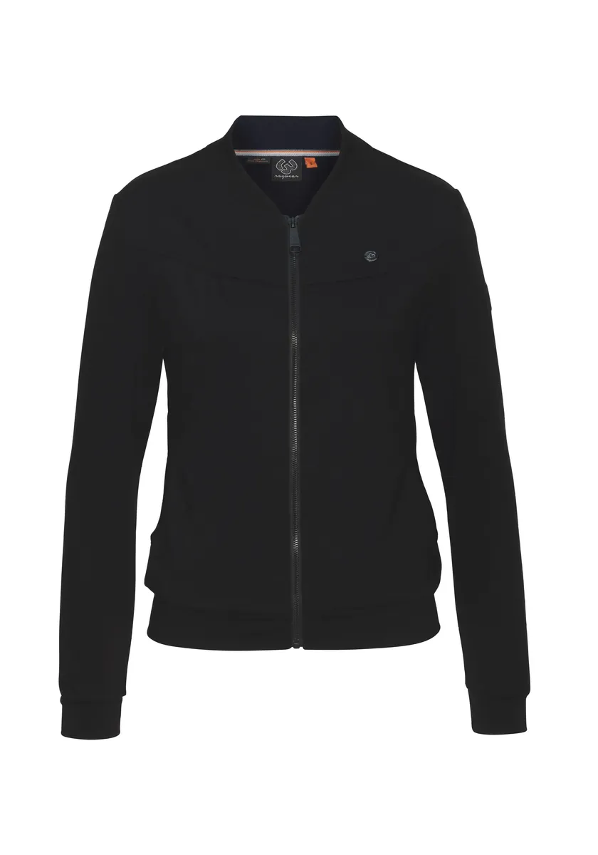 

Толстовка в стиле рэгвир "KENIA CORE", с логотипом и рюшами Ragwear, черный