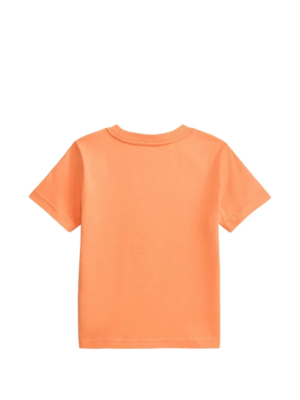 Футболка с принтом медвежонка Polo Polo Ralph Lauren Kids, оранжевый — фото 2