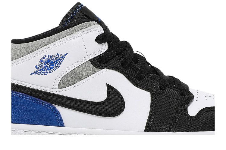 Кроссовки Air Jordan Air Jordan 1 Mid SE PS 'Royal Black Toe', синий — фото 3