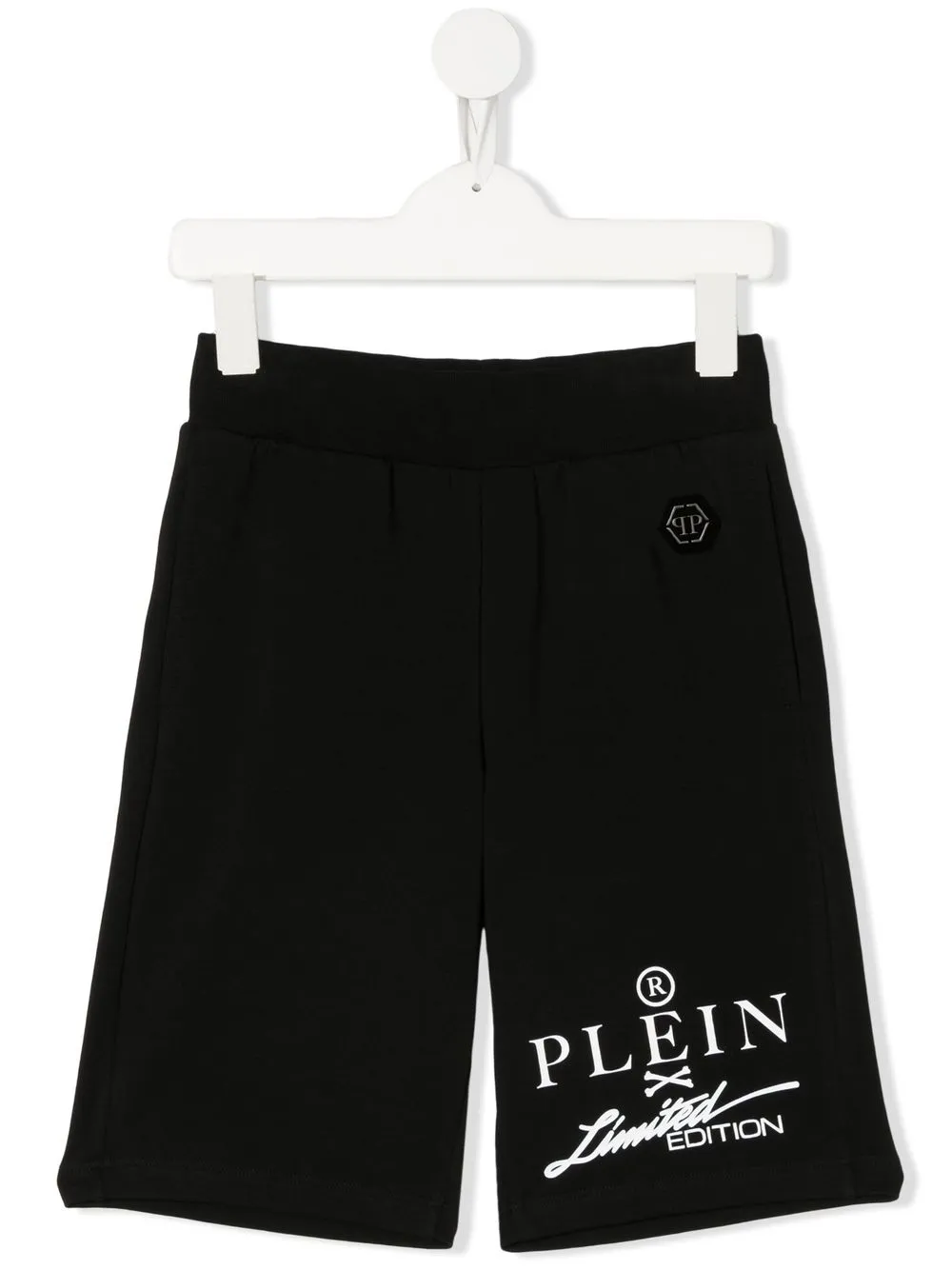 

Спортивные шорты с логотипом Philipp Plein Junior, черный