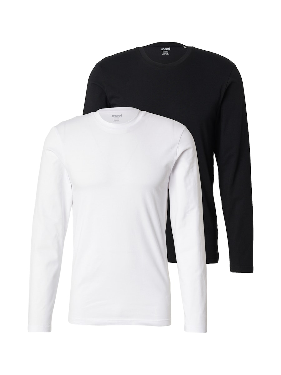 

Рубашка Mavi, черный/белый