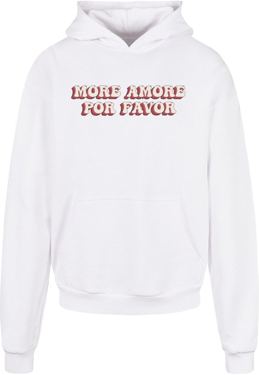 

Толстовка с капюшоном Merchcode Sweatshirt More Amore Favor, белый