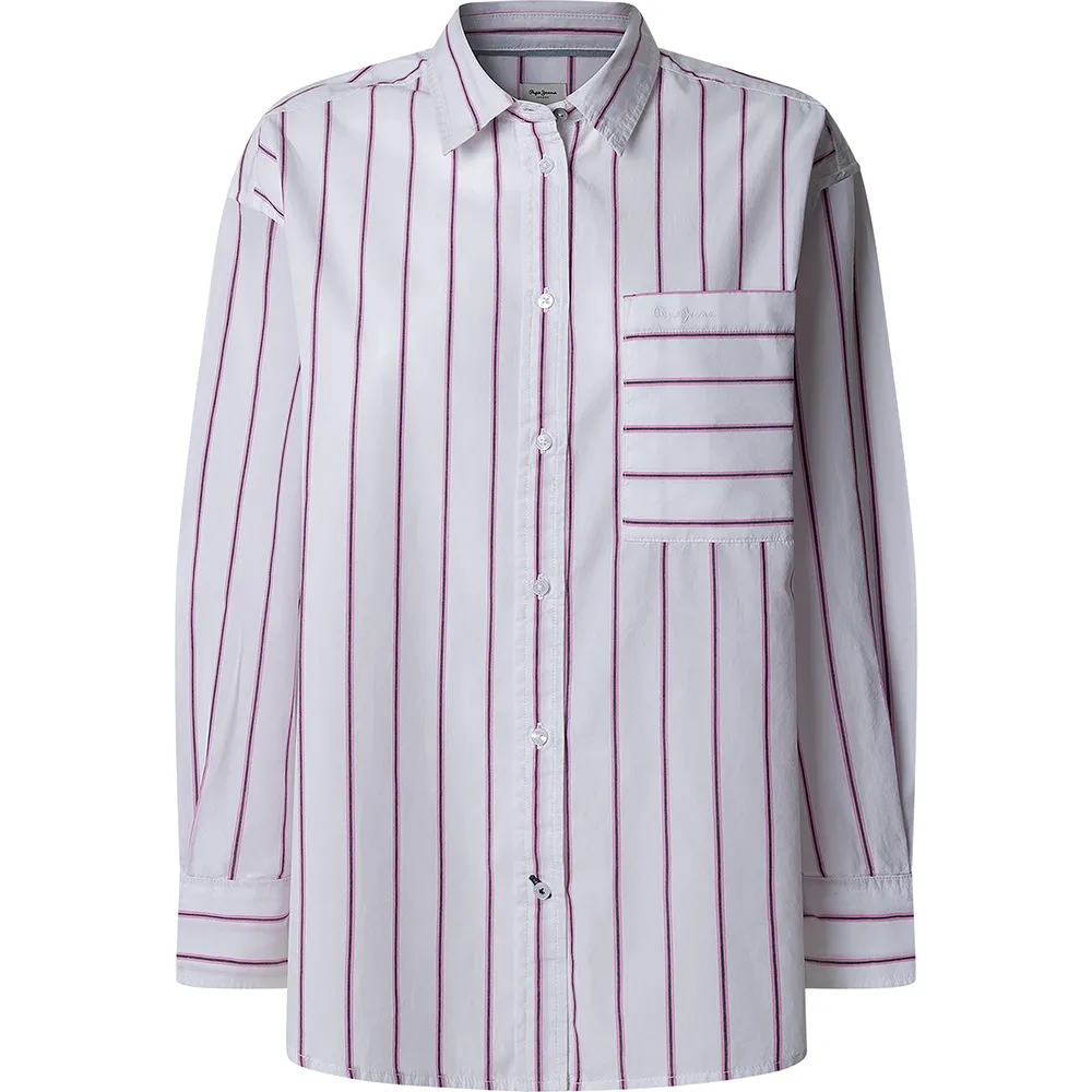 

Рубашка с длинным рукавом Pepe Jeans Cherry, белый