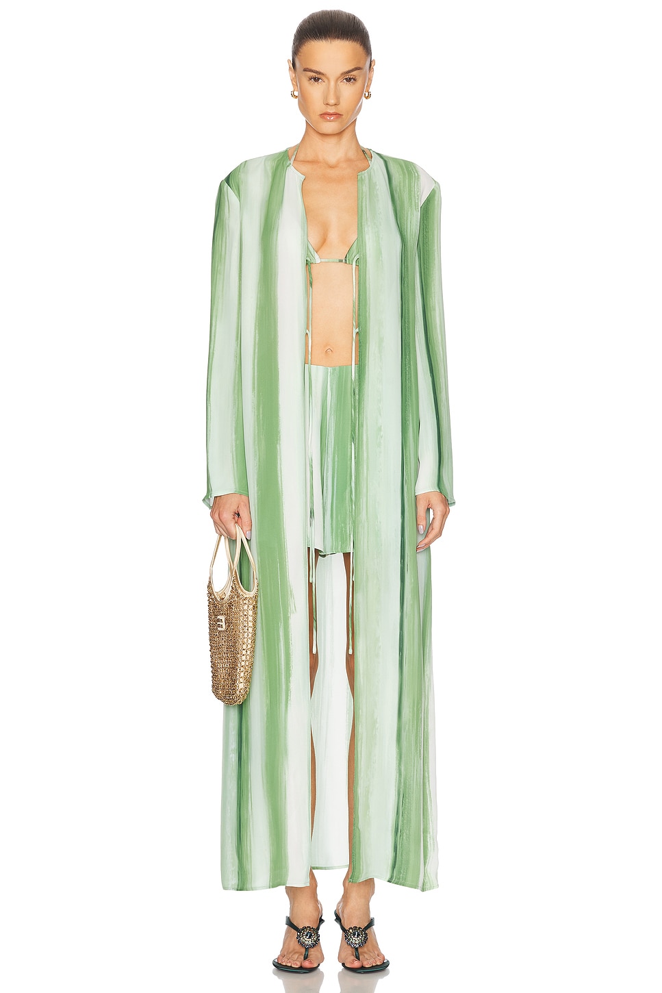 

Куртка Mendel Duster Cult Gaia, Calla Lily Painted Stripe