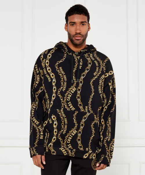 

Толстовка Loose fit Versace Jeans Couture, черный