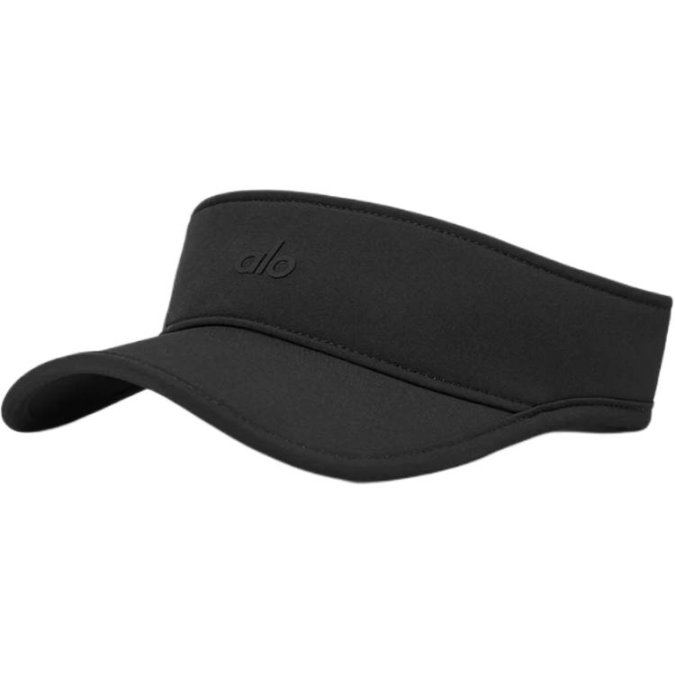 

Alo Yoga Унисекс черная шляпа от солнца из ткани, Black