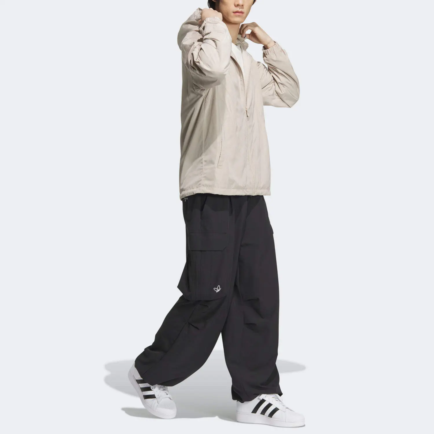Куртка Atlanta мужская бежевая Adidas Originals — фото 4
