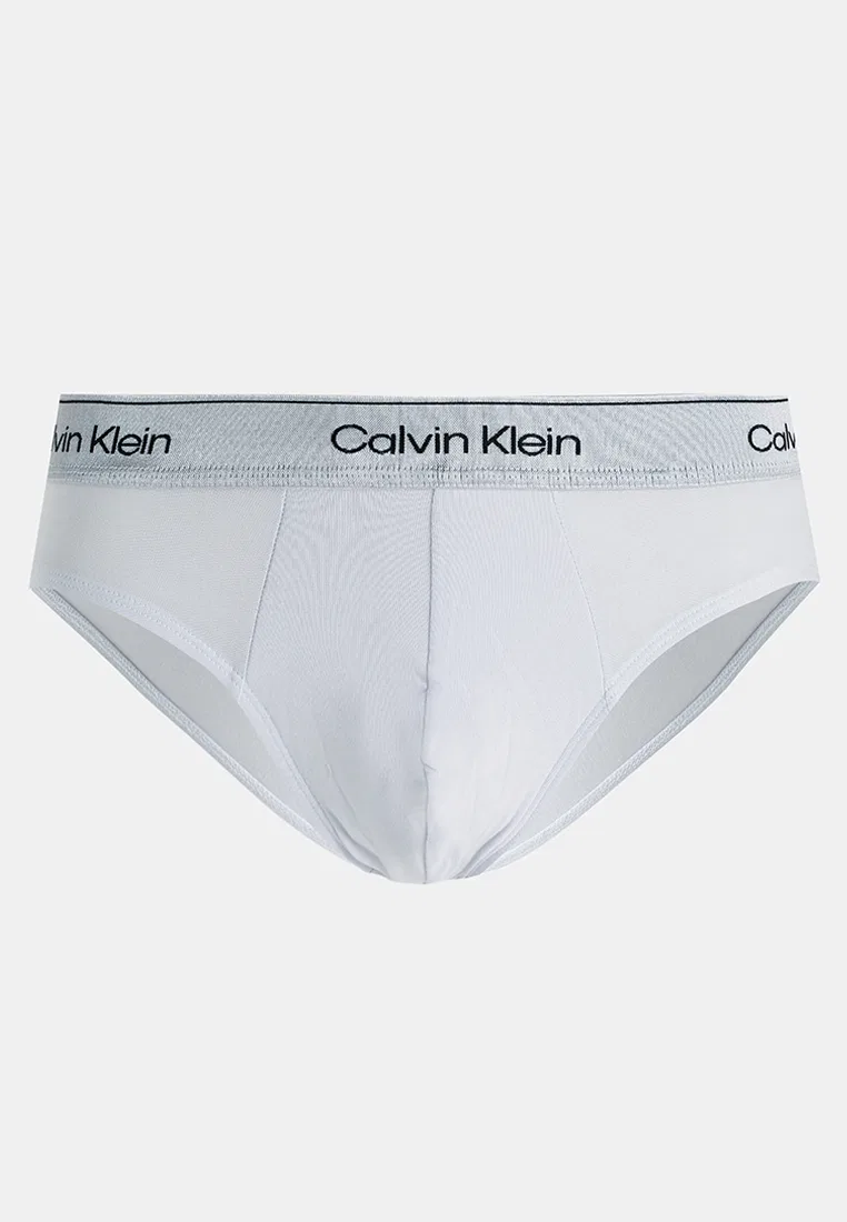 Трусы, хлопок с эластаном, металлик, набор 3 шт., Icon Calvin Klein, мультиколор — фото 2