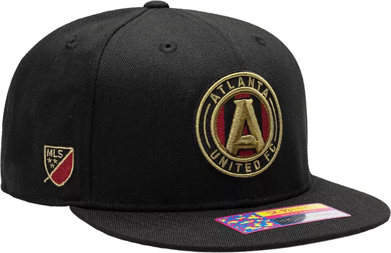 

Черная регулируемая кепка Fan Ink для взрослых Atlanta United Dawn Snapback