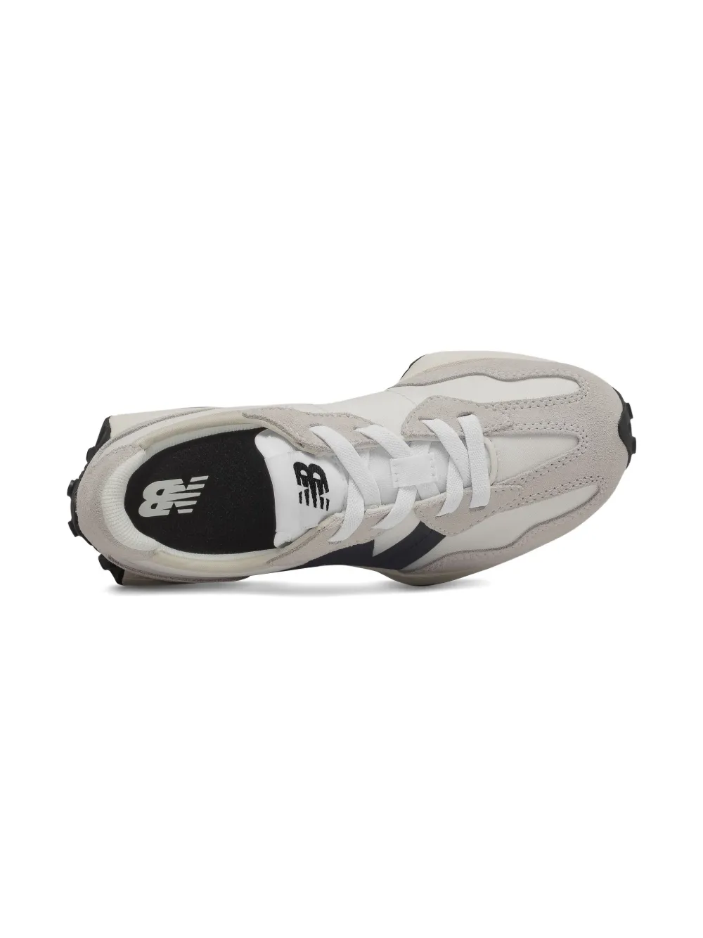 Кроссовки 327 на шнуровке New Balance Kids, серебристый — фото 3
