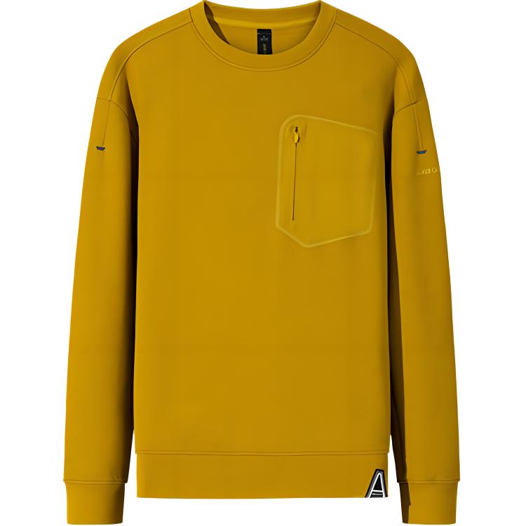 

Свитшот мужской яркий жженый желтый ANTA, желтый