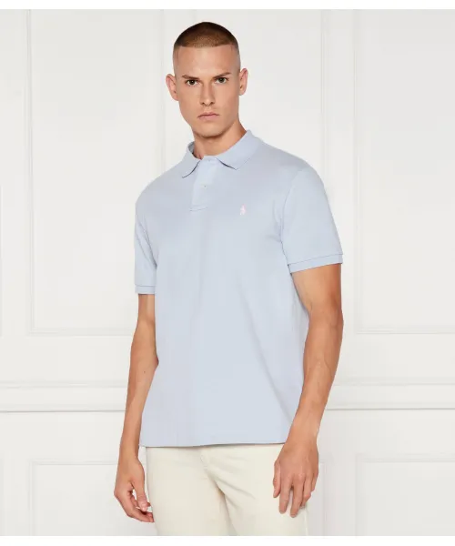 

Футболка поло Slim fit Polo Ralph Lauren, синий
