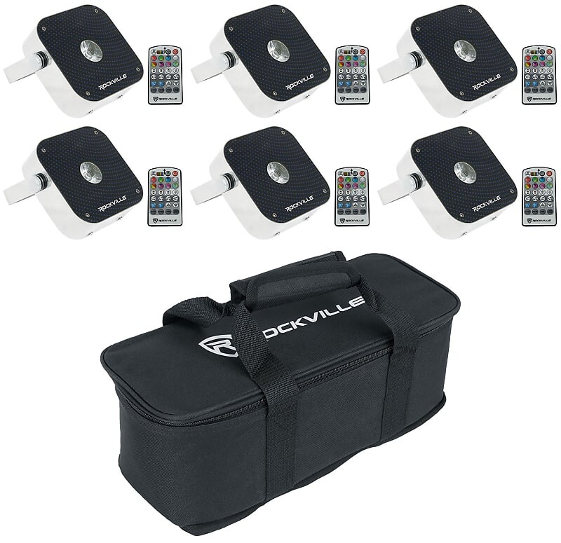 

Прожектор Rockville (6) MINI RF1 V2+MINI RF BAG