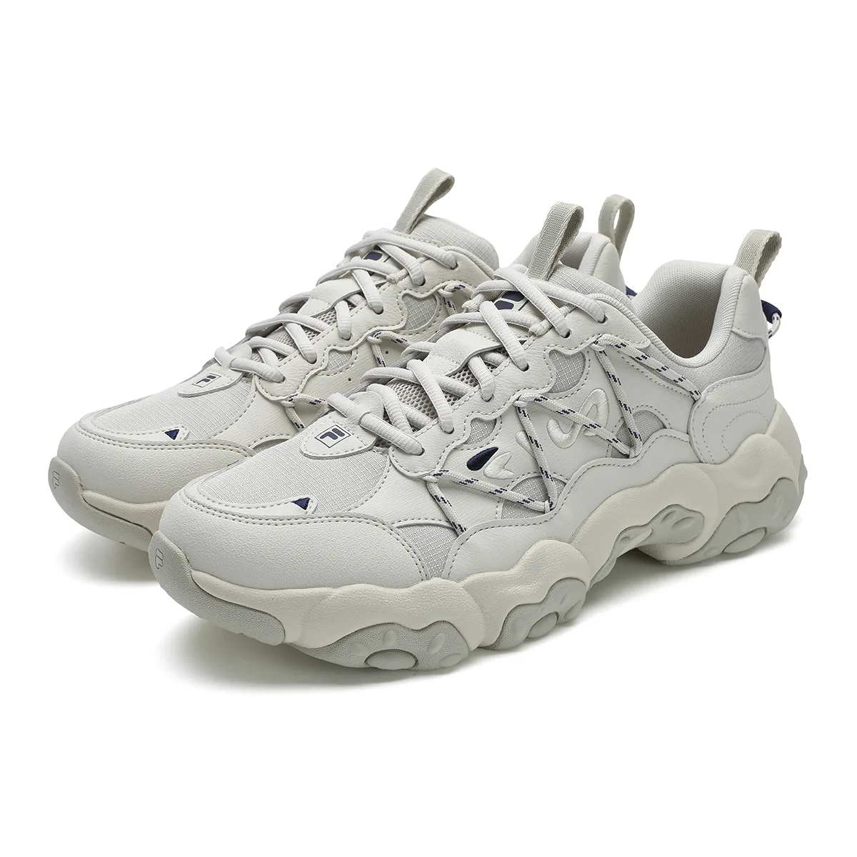 FILA Кроссовки мужские low top серо-коричневые — фото 4