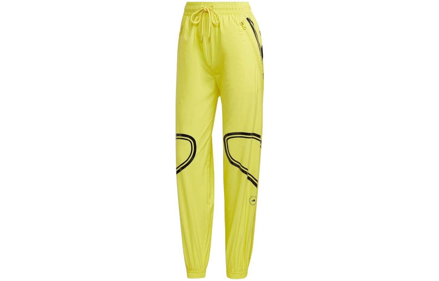 

Трикотажные спортивные штаны женские желтые Adidas