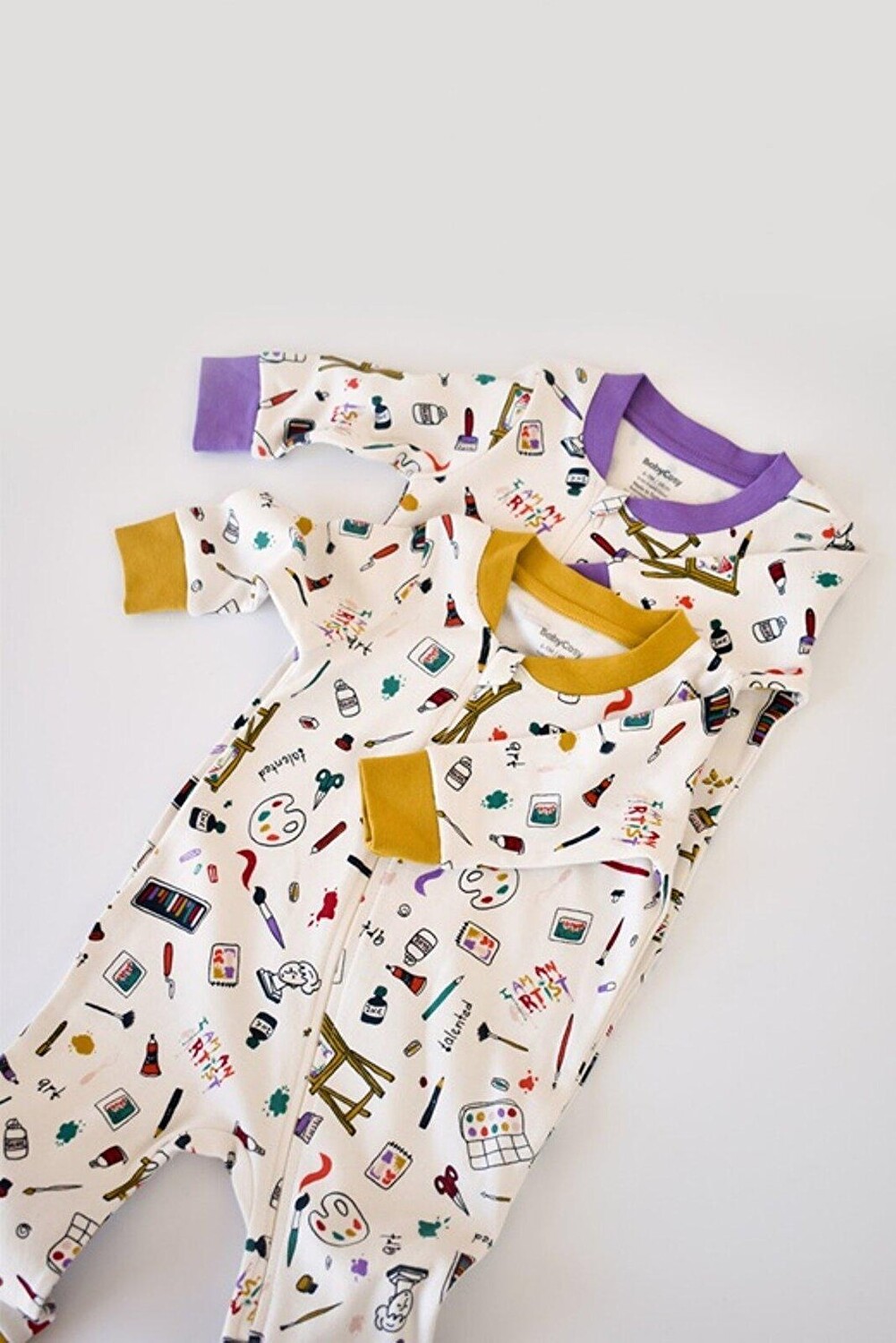 

Комбинезон из двух частей с ботинками на молнии BabyCosy Organic Wear