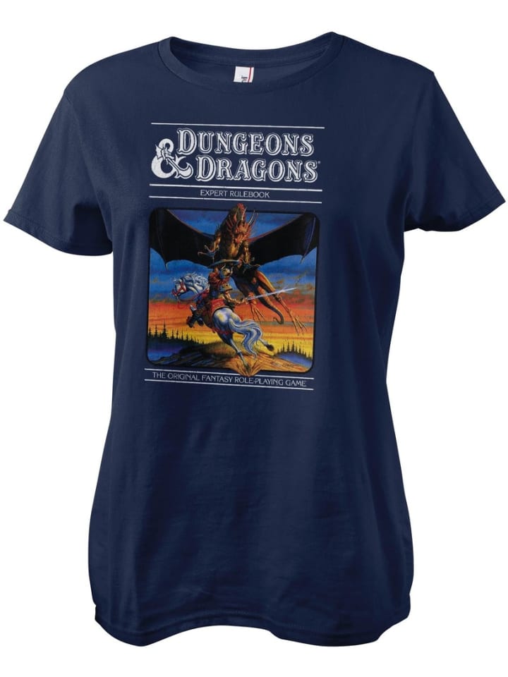 

Dungeons And Dragons Футболка "Dungeons & Dragons - Expert Rulebook Girly Tee" синего цвета, Синий, Dungeons And Dragons Футболка "Dungeons & Dragons - Expert Rulebook Girly Tee" синего цвета