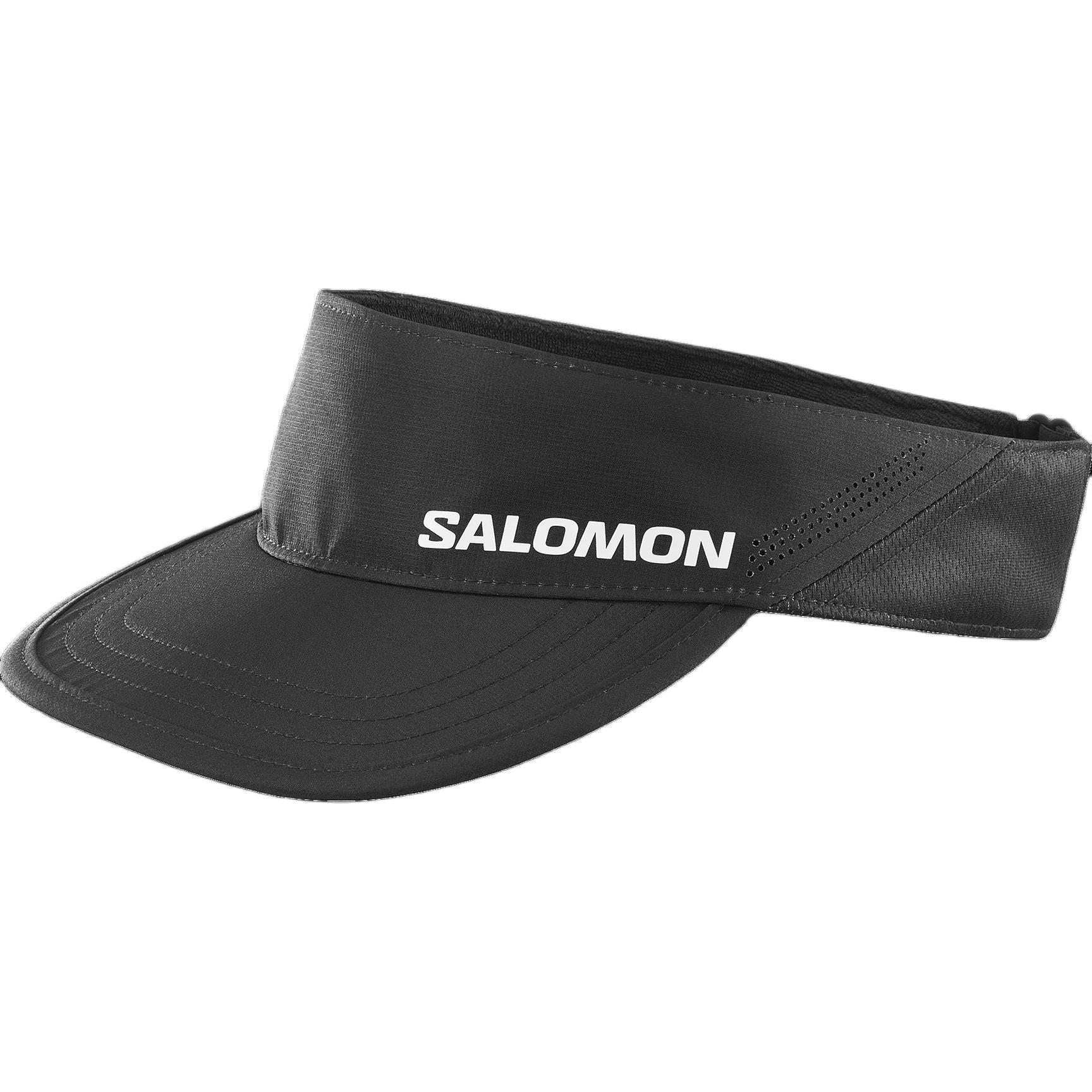 

SALOMON Унисекс черная шляпа от солнца, Black