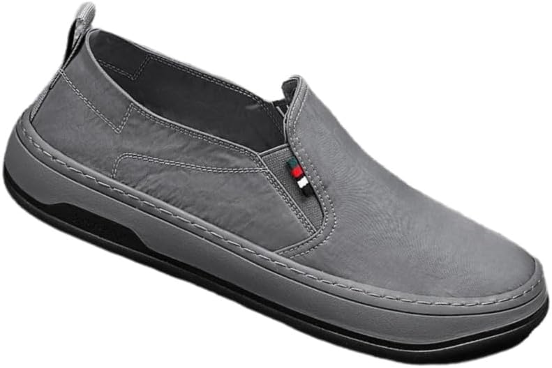 

Мужские повседневные кроссовки - цельный дизайн, легко надевать и снимать, модные и удобные, подходят для поездок на работу, активного отдыха на улице и ежедневного использования Clolinde, серый