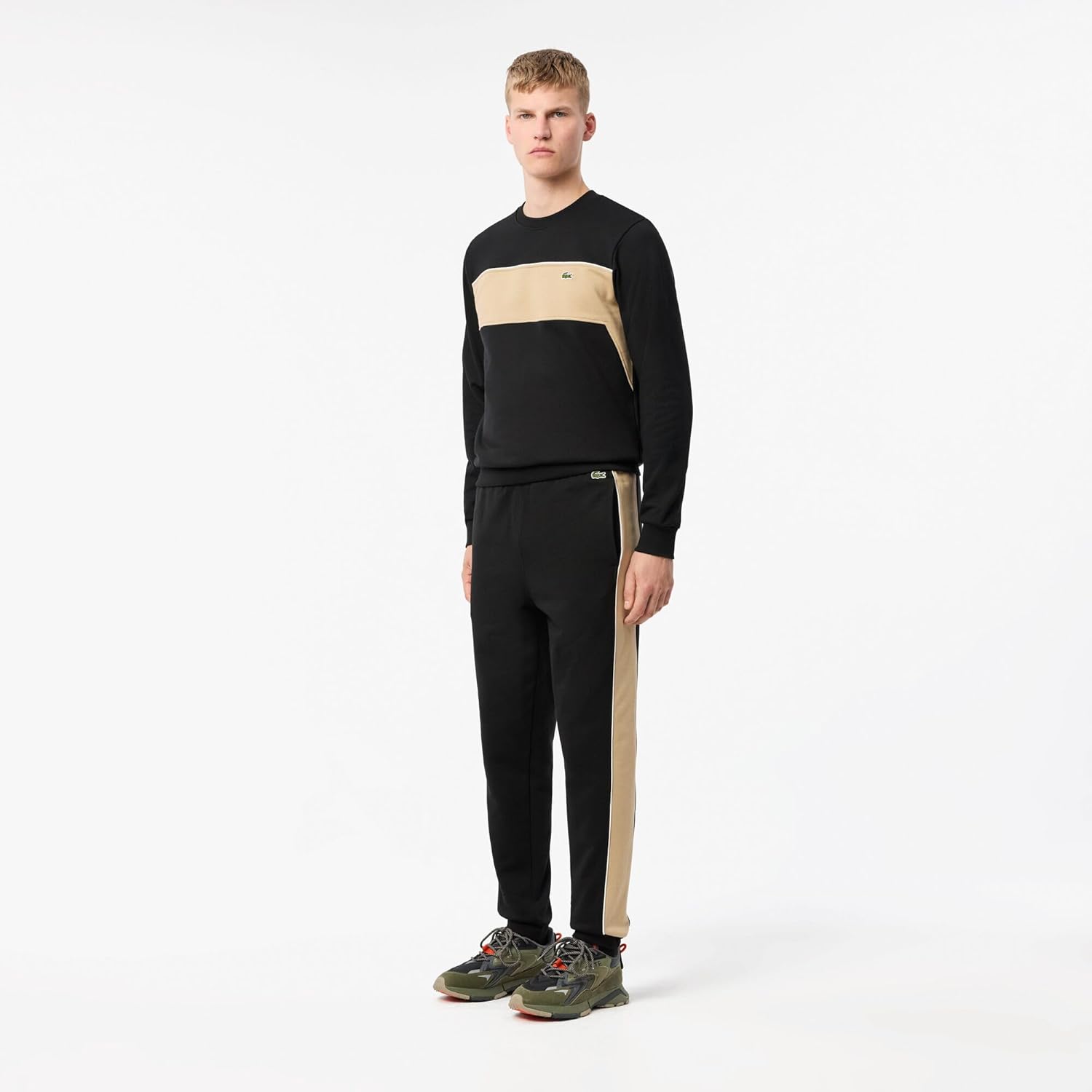 Lacoste мужские базовые зауженные спортивные штаны, Black/Viennese — фото 2
