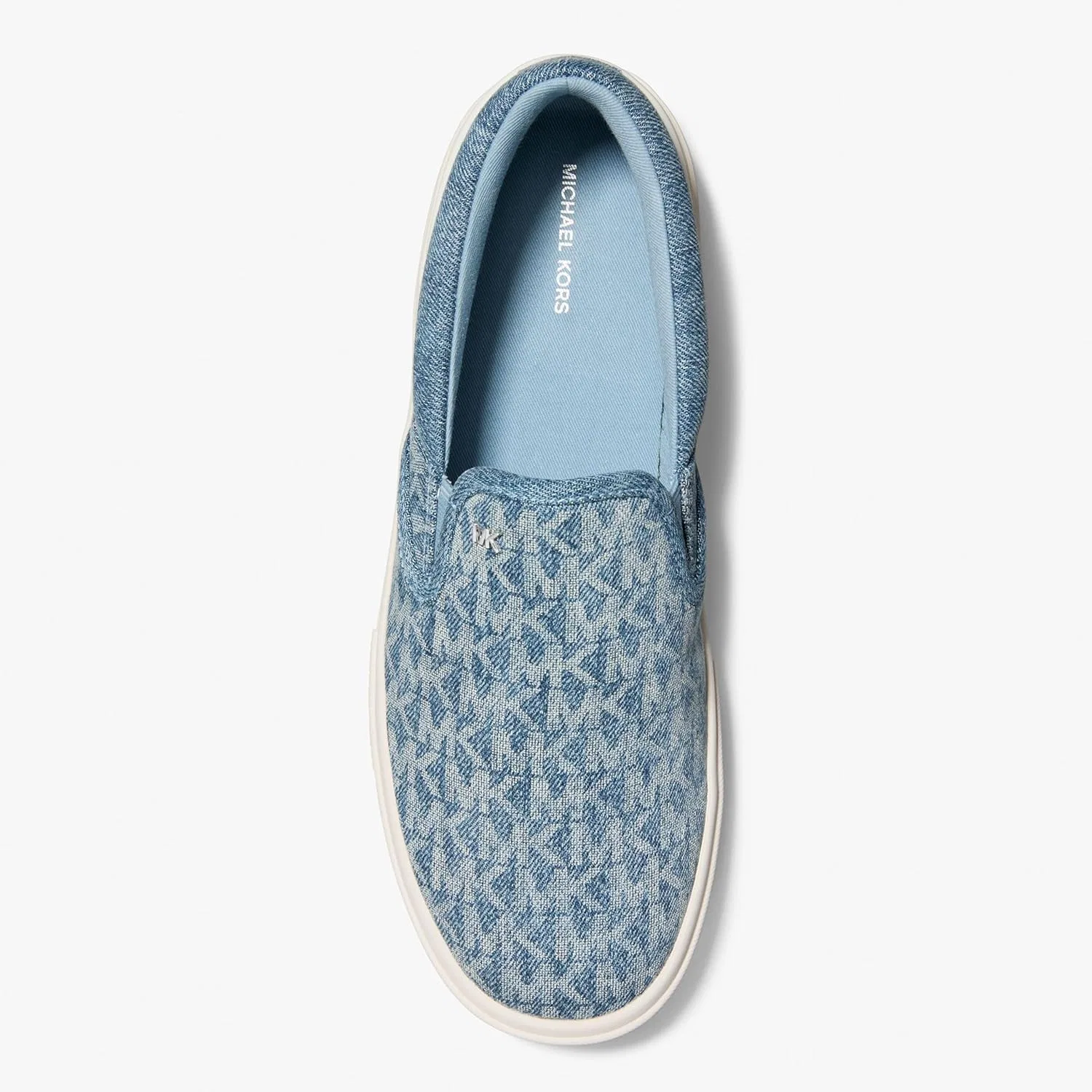 Мокасины Michael Kors Eddie Slip on, Mk Signature/New Horizon Wash — фото 3