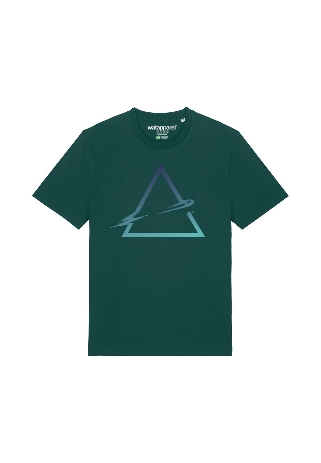

Футболка с принтом TRIANGLE watapparel, темно-зеленый