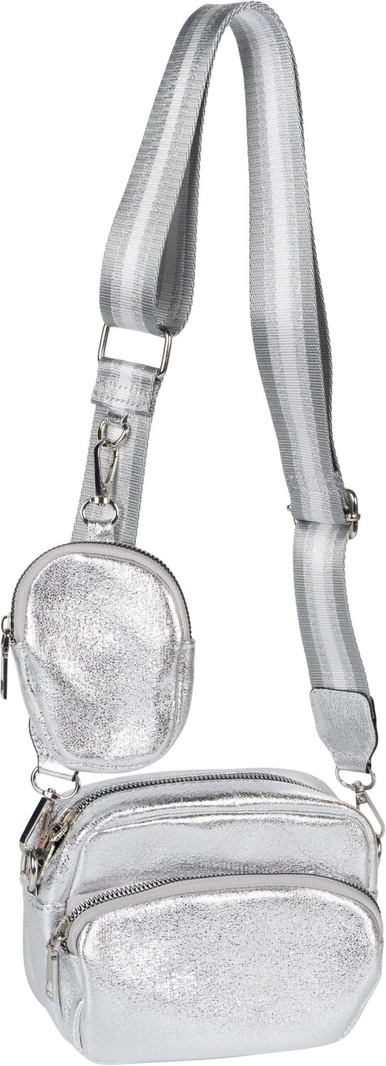 

Сумка через плечо styleBREAKER Umhängetasche Set 2 Teilig, цвет Silber Metallic